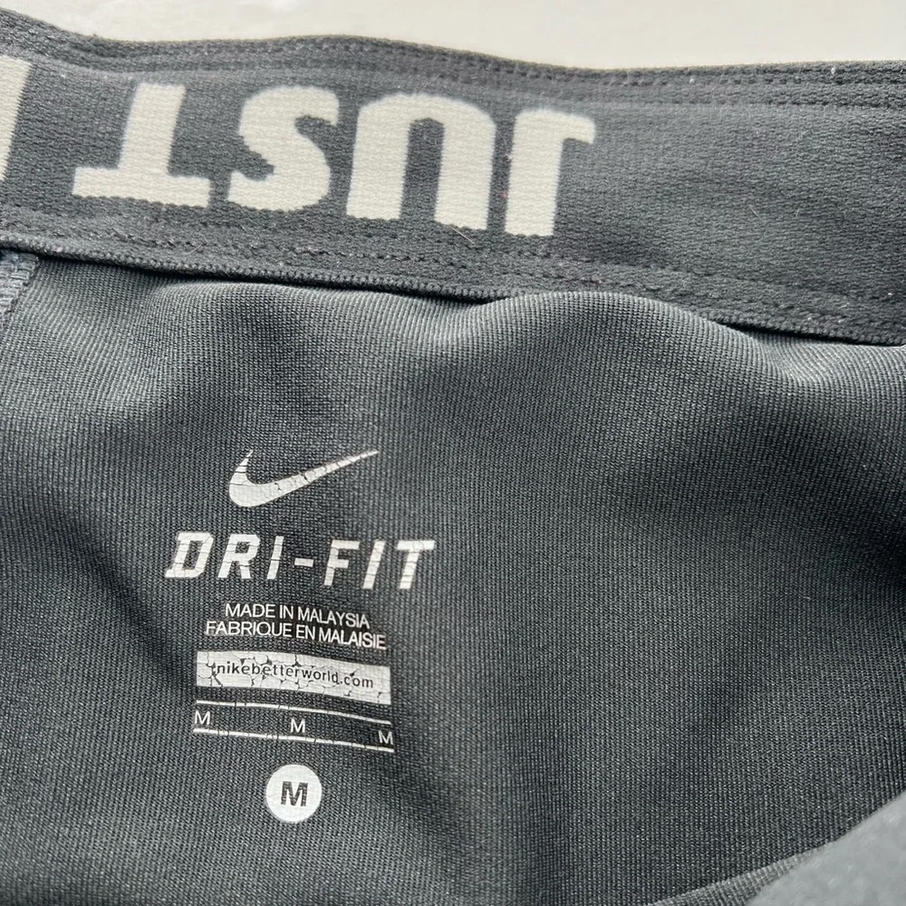 Nike Dri Fit Black Shorts Girls Medium